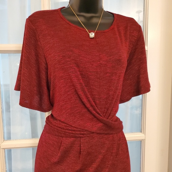 Ava & Viv Dresses & Skirts - Burgundy Ava and Viv Dress Plus Size